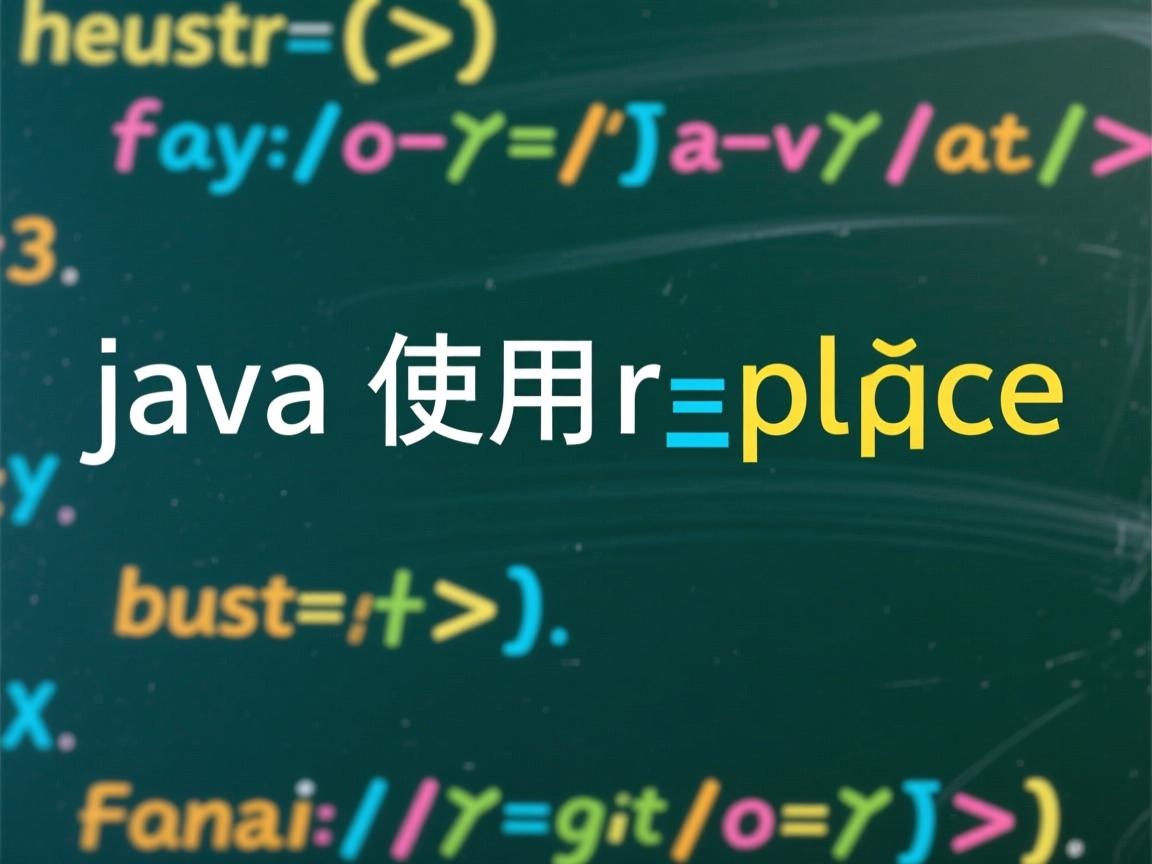 java中怎么使用replace  第2张 java中怎么使用replace  第2张