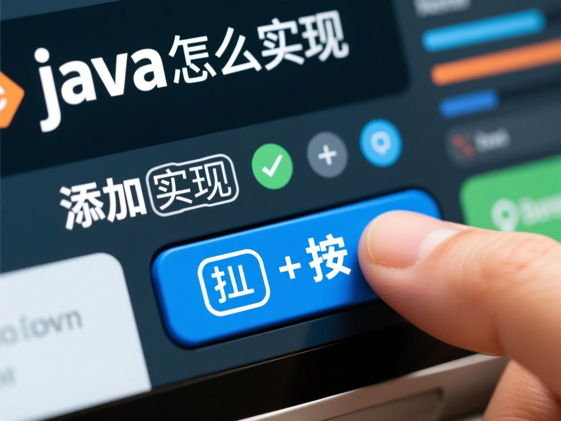 java怎么实现添加按钮功能  第2张 java怎么实现添加按钮功能  第2张