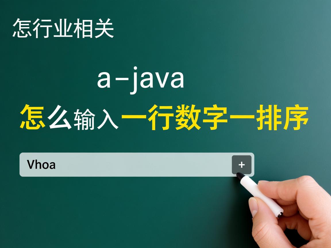java怎么输入一行数字排序  第2张 java怎么输入一行数字排序  第2张