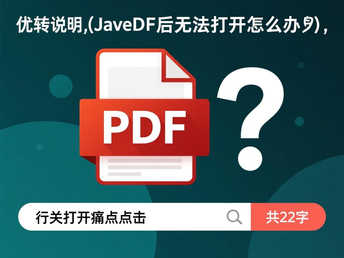 Java转换PDF后无法打开怎么办？，（优化说明，聚焦无法打开痛点吸引点击，保留核心关键词Java转换PDF，疑问句式符合搜索习惯，共22字）  第1张