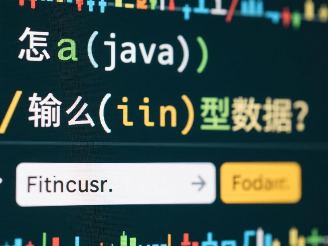 java怎么输入int类型数据