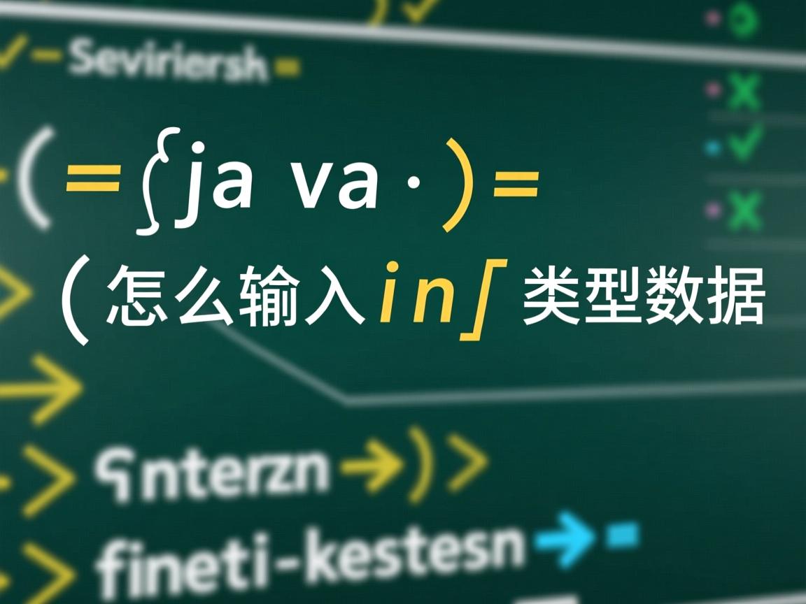 java怎么输入int类型数据  第3张 java怎么输入int类型数据  第3张