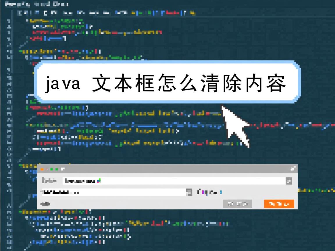 java 文本框怎么清除内容  第3张 java 文本框怎么清除内容  第3张