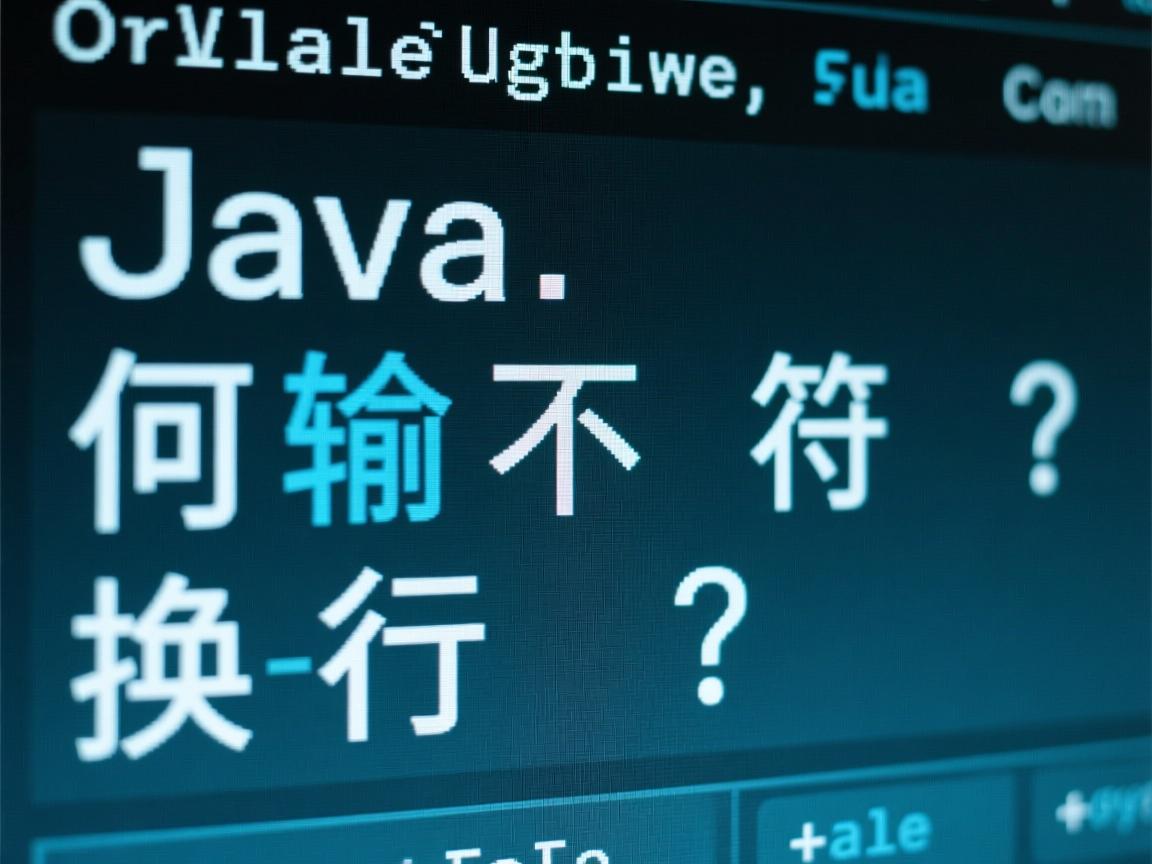Java如何输出不换行符?  第3张 Java如何输出不换行符?  第3张