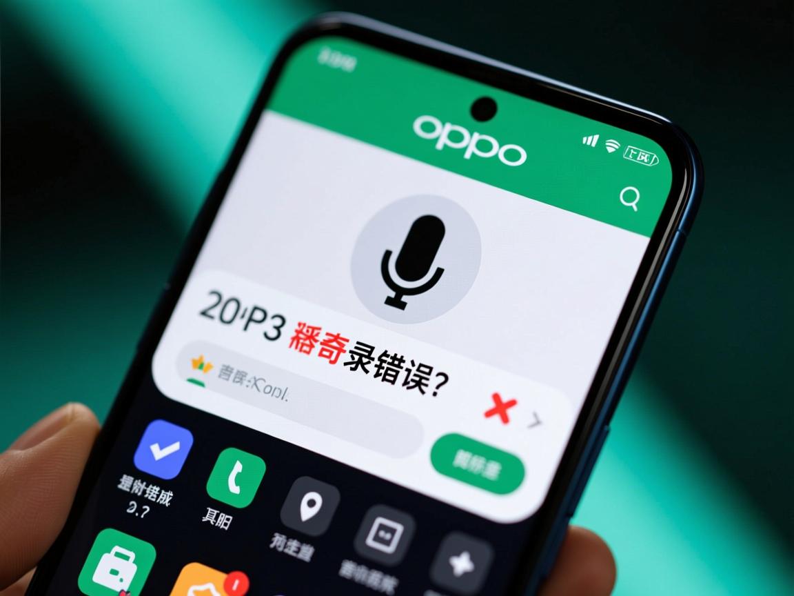 为什么oppo手机显示录音错误怎么回事  第2张 为什么oppo手机显示录音错误怎么回事  第2张