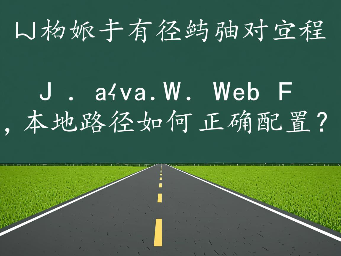 JavaWeb本地路径如何正确配置?  第2张 JavaWeb本地路径如何正确配置?  第2张