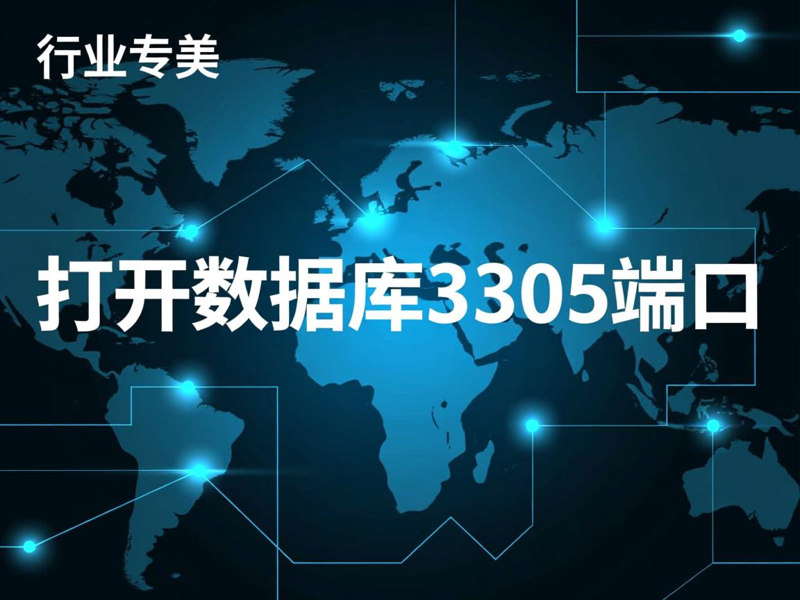 怎么打开数据库3306端口  第2张 怎么打开数据库3306端口  第2张