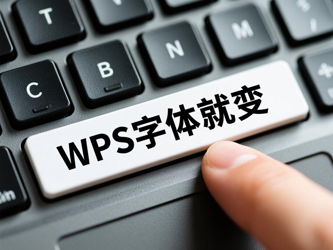 为什么wps一按空格字体就变
