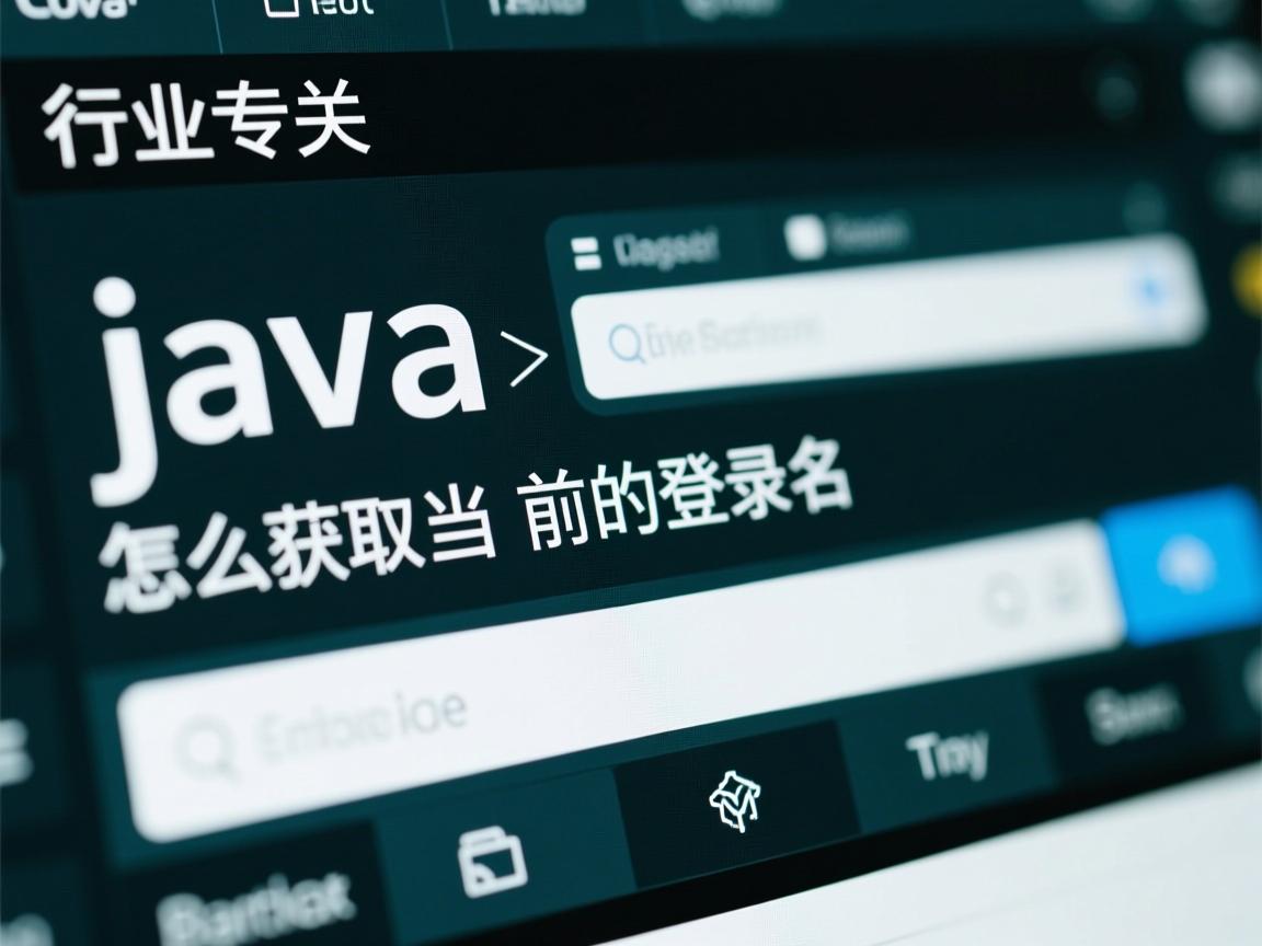 java怎么获取当前的登录名  第1张 java怎么获取当前的登录名  第1张