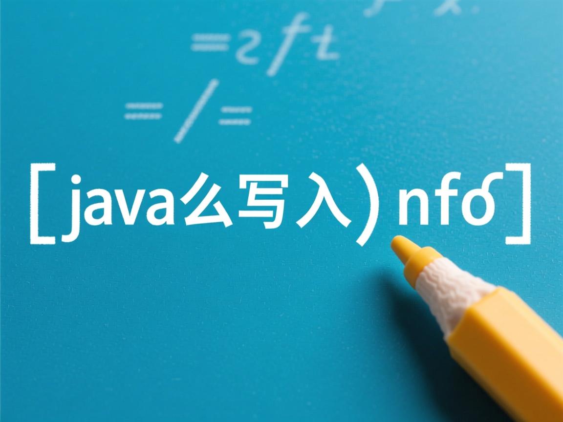 java怎么写入info  第3张 java怎么写入info  第3张