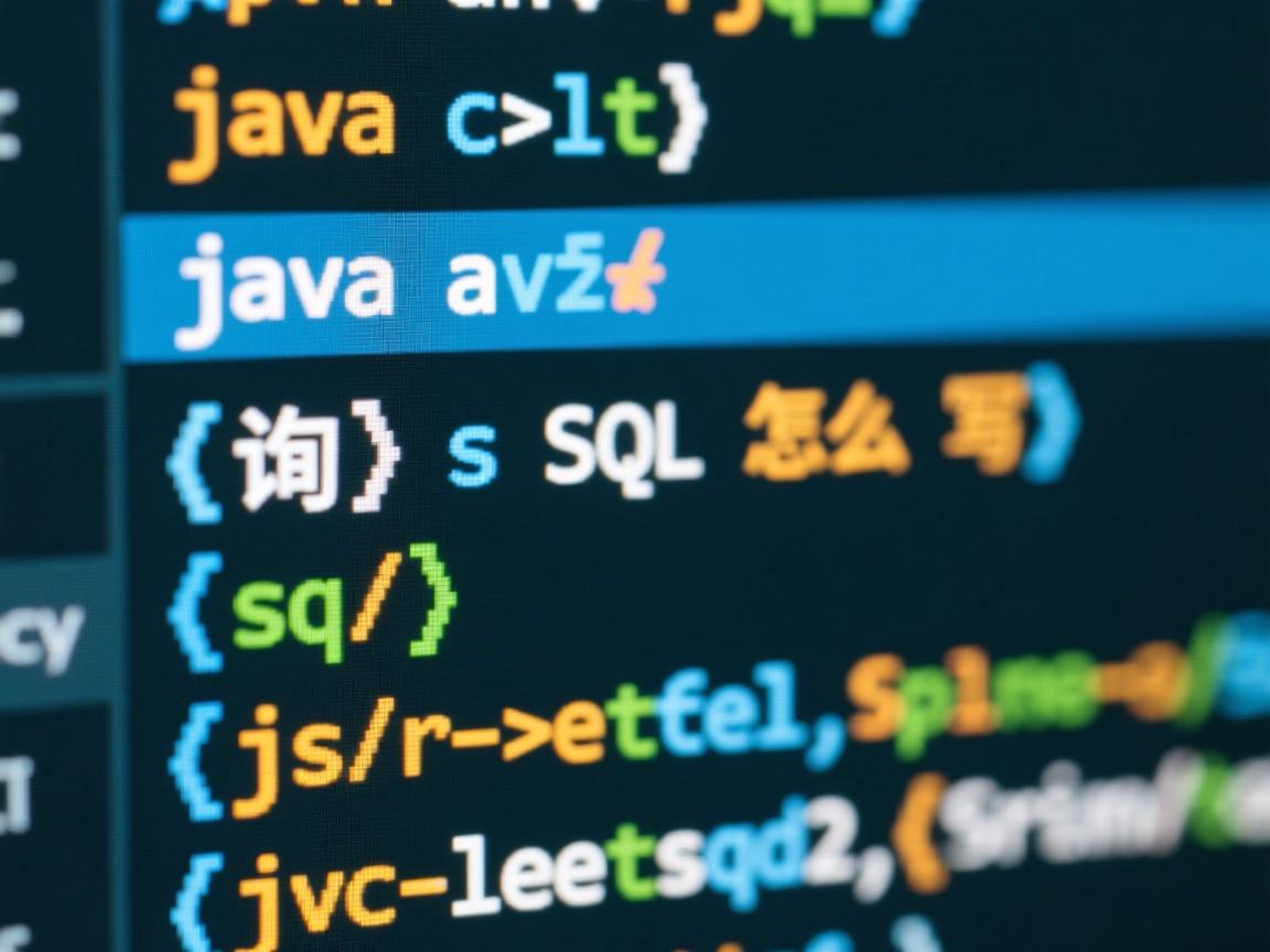 java模糊查询sql怎么写  第2张 java模糊查询sql怎么写  第2张