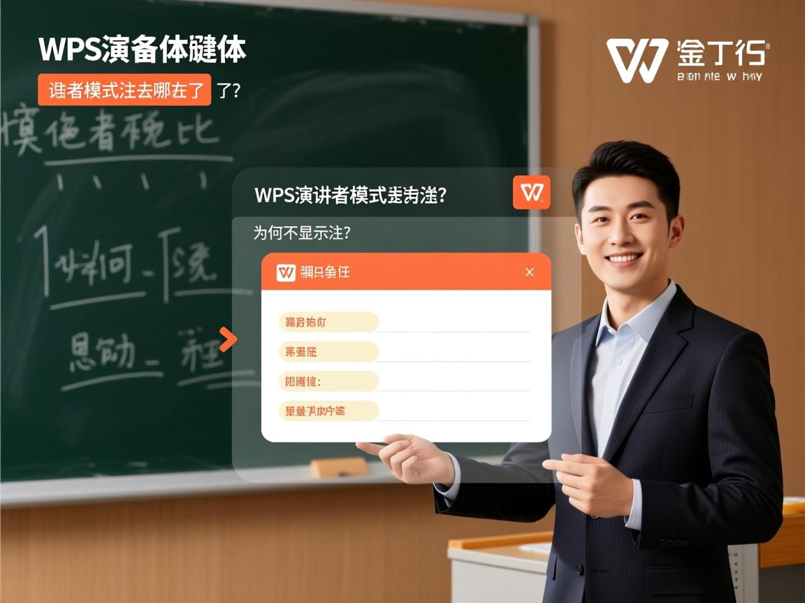 WPS演讲者模式备注去哪了？，WPS演讲者模式为何不显示备注？  第3张