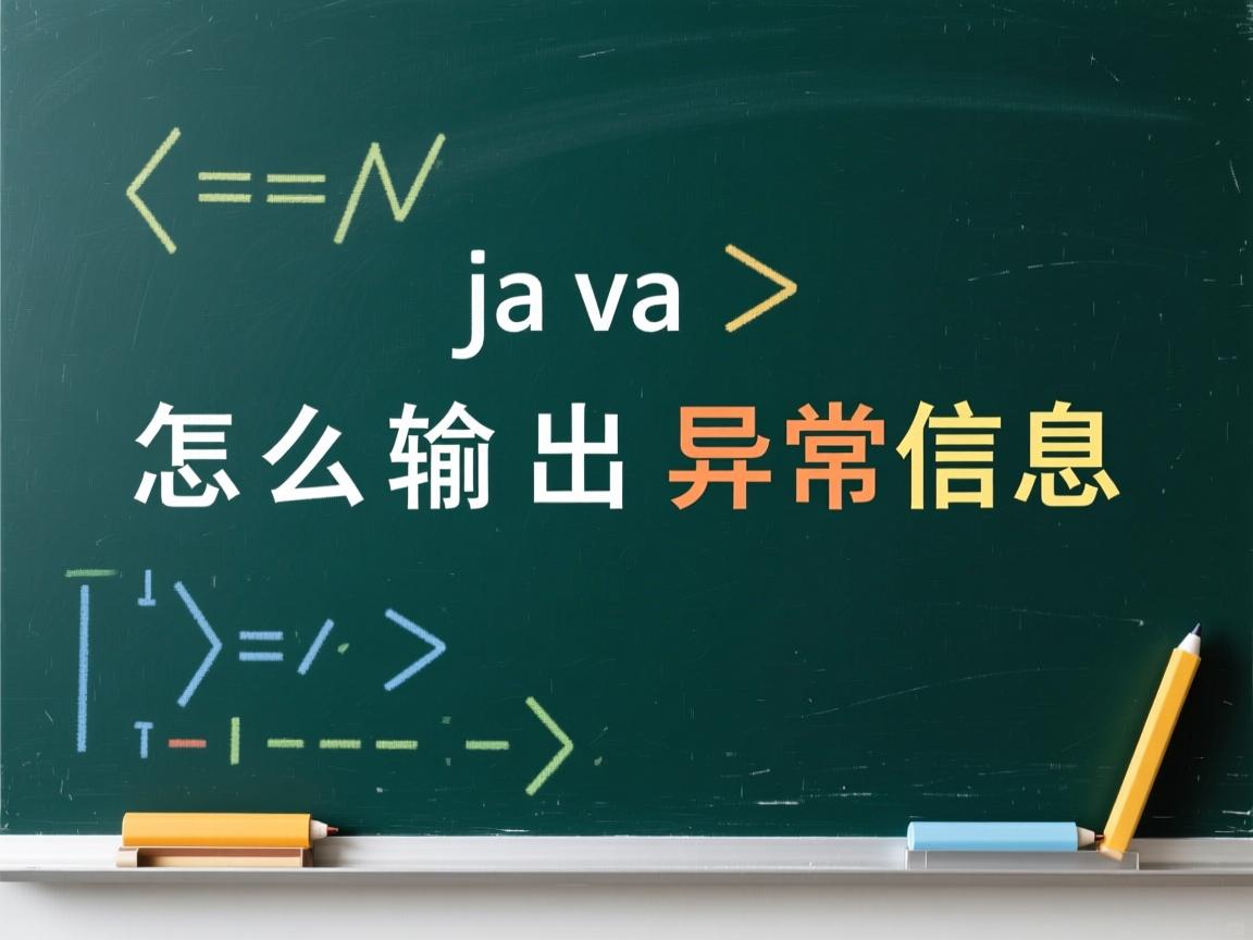 java怎么输出异常信息  第3张 java怎么输出异常信息  第3张