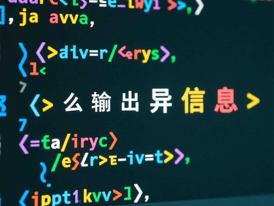 java怎么输出异常信息  第1张 java怎么输出异常信息  第1张