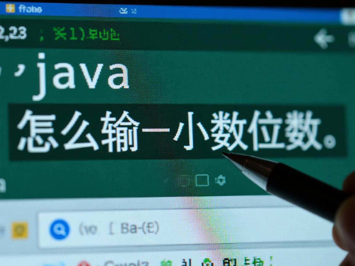 java怎么输出一位小数位数