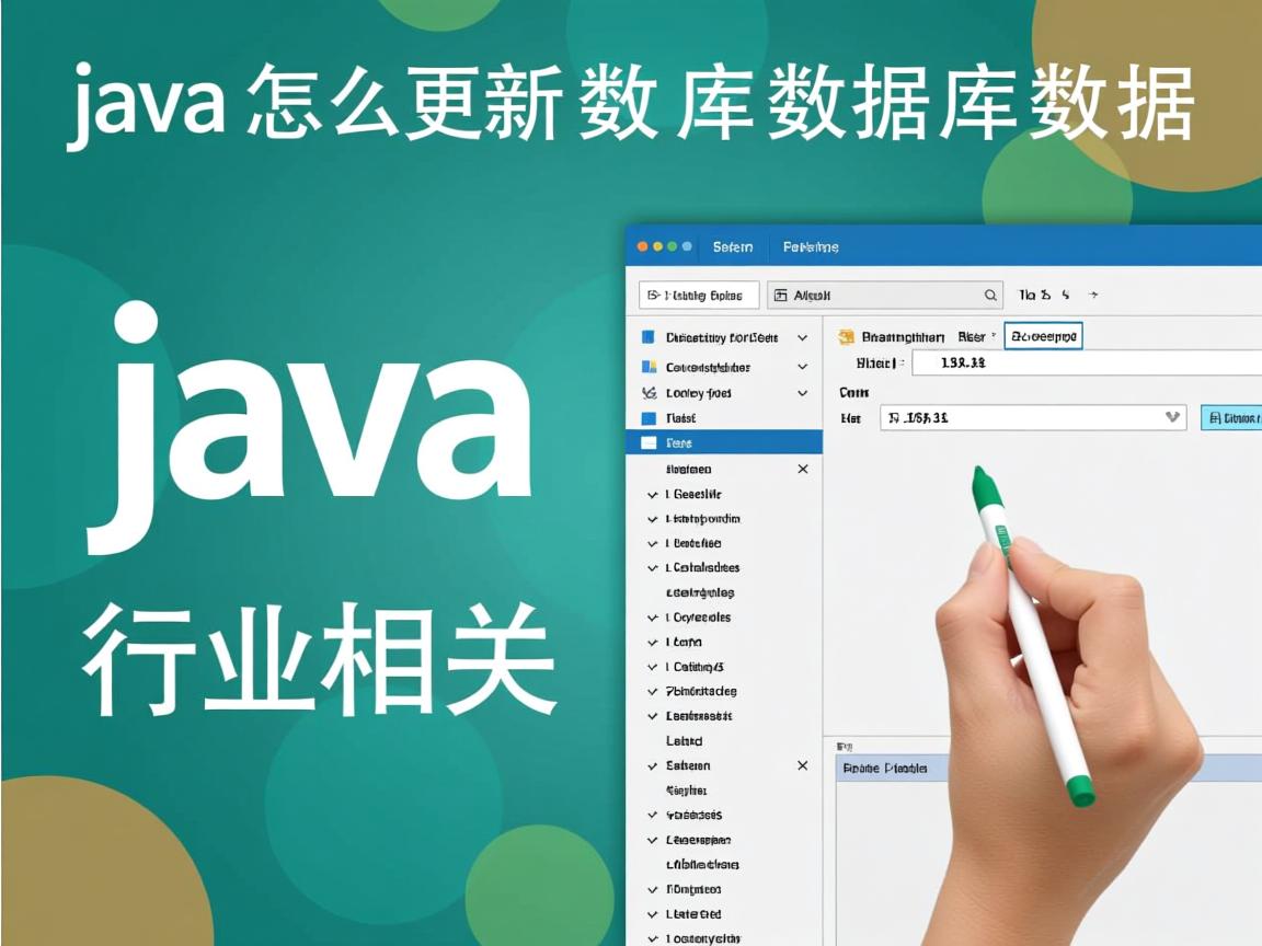 java怎么更新数据库数据库数据