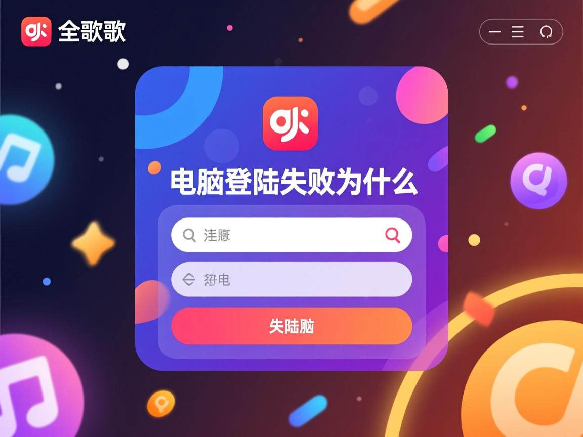 全民k歌电脑登陆失败是为什么  第2张 全民k歌电脑登陆失败是为什么  第2张