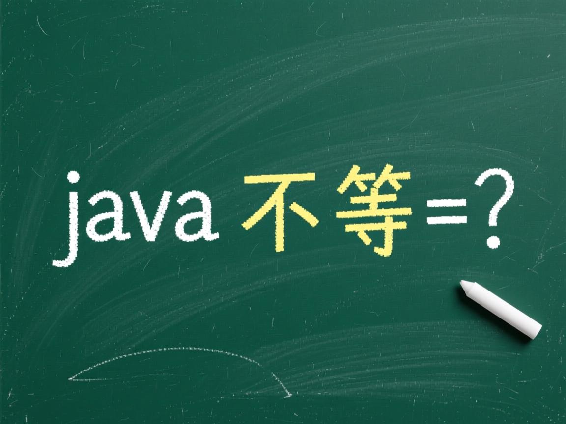 java里的不等于符号怎么打出来的