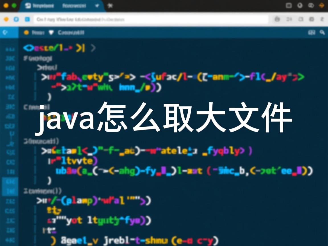 java怎么取大文件  第1张 java怎么取大文件  第1张