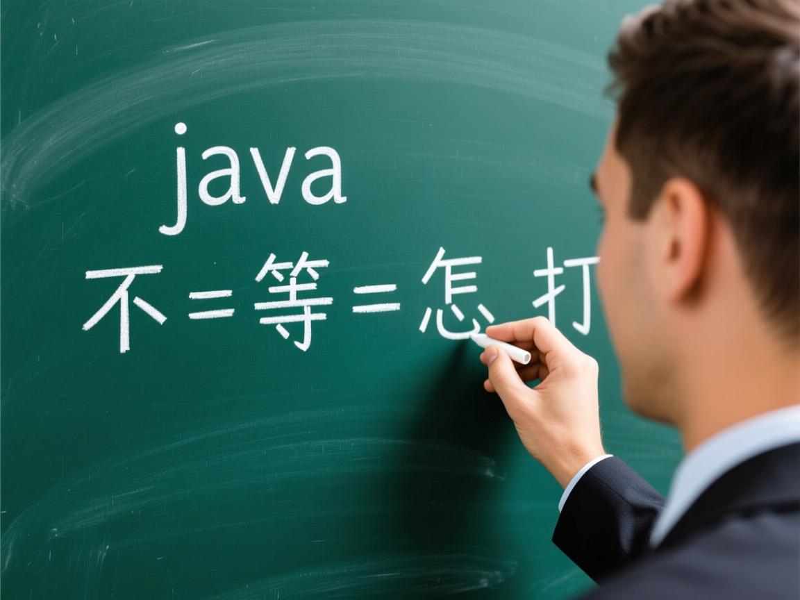 java不等于号怎么打  第2张 java不等于号怎么打  第2张