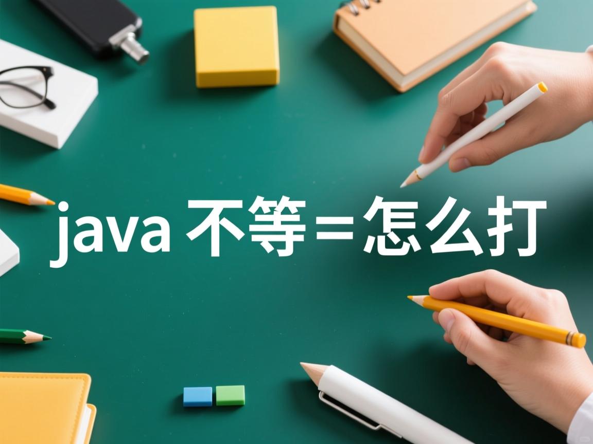 java不等于号怎么打  第3张 java不等于号怎么打  第3张