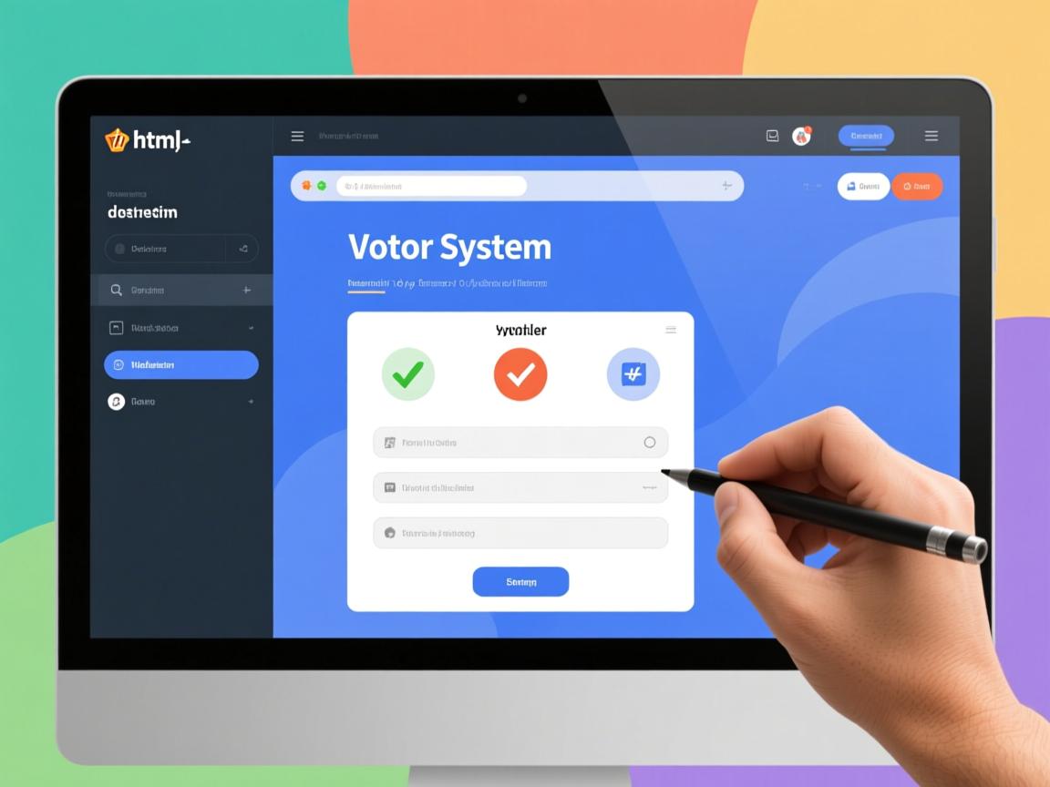 如何用html写投票系统  第1张