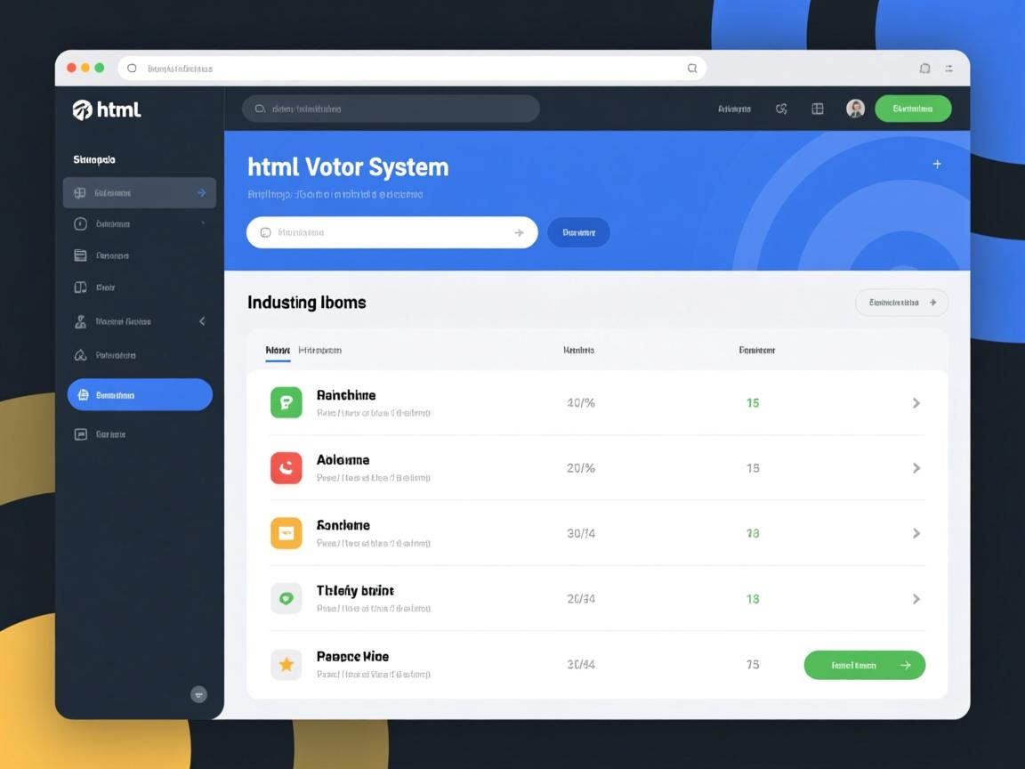 如何用html写投票系统  第3张