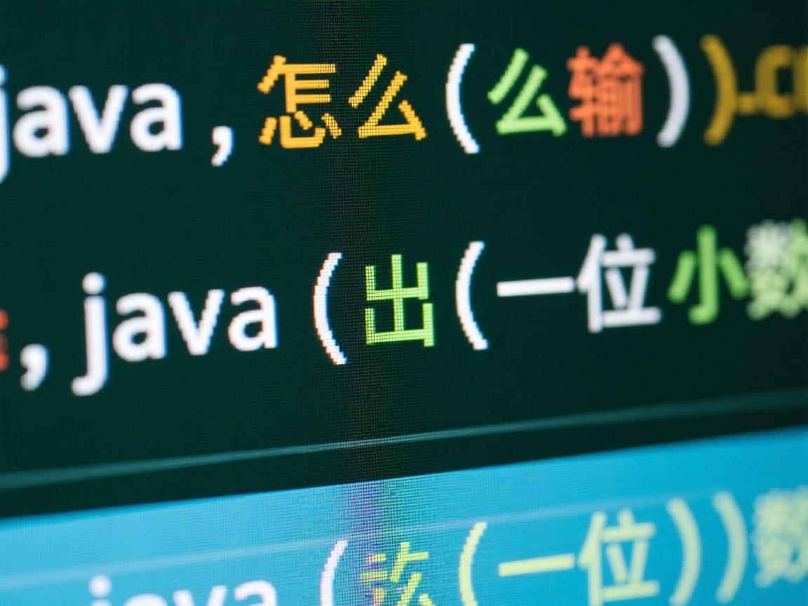 java怎么输出一位小数  第1张