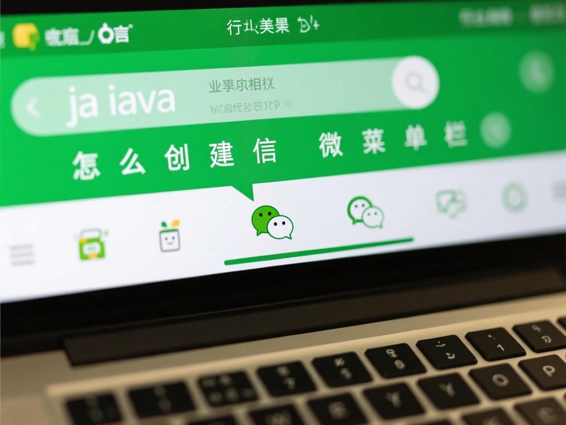 java怎么创建微信菜单栏  第1张