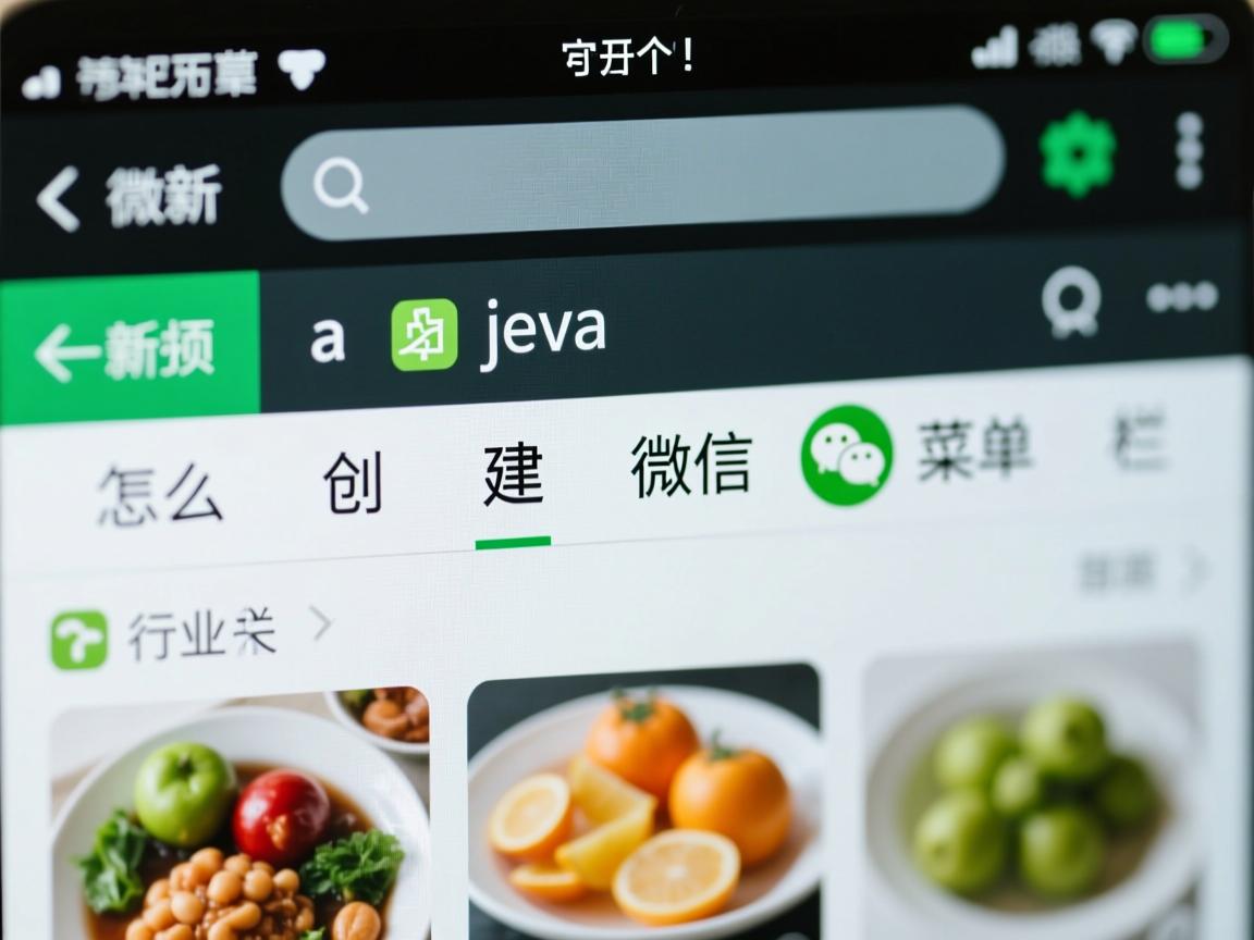 java怎么创建微信菜单栏  第3张