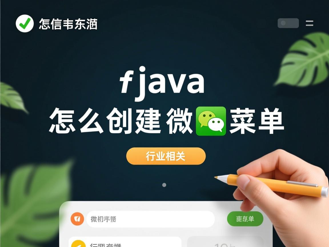 java怎么创建微信菜单  第2张