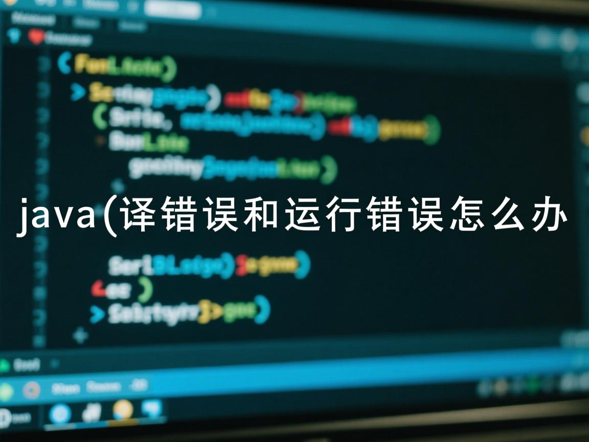 java编译错误和运行错误怎么办  第2张 java编译错误和运行错误怎么办  第2张