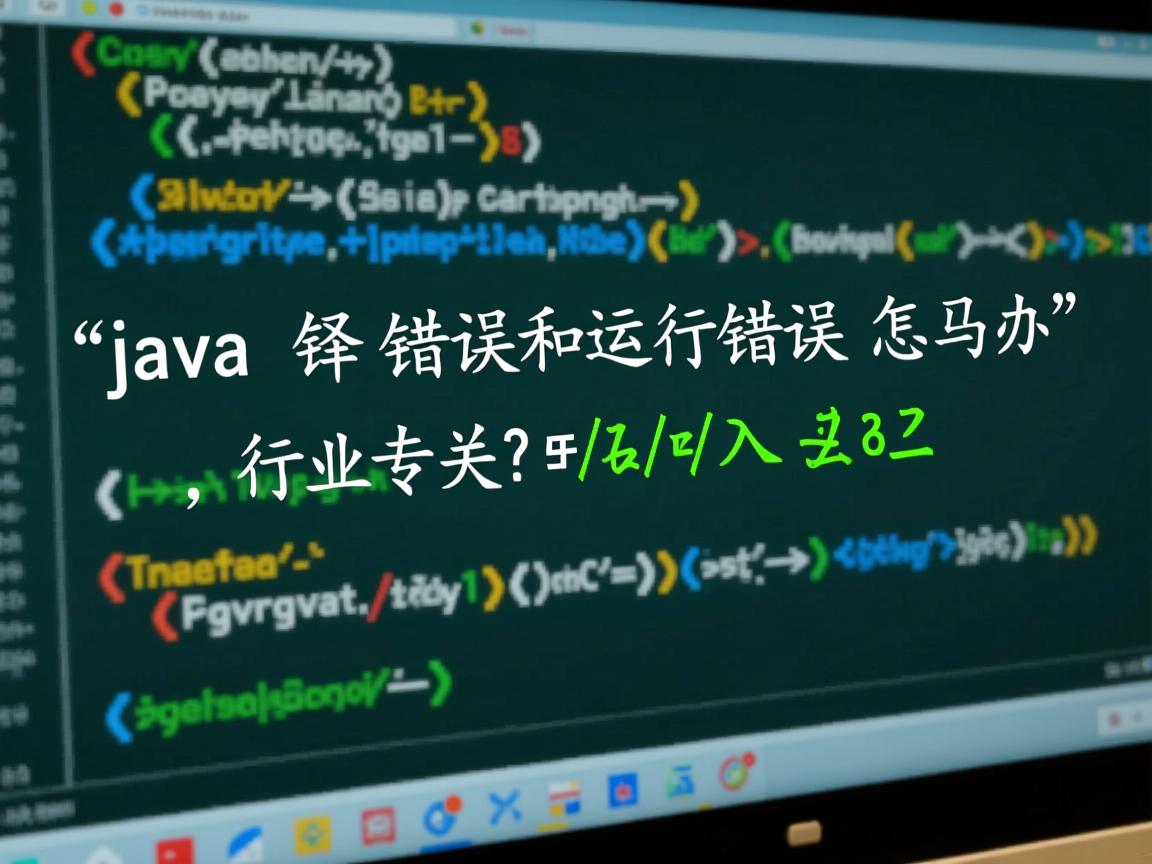 java编译错误和运行错误怎么办  第3张 java编译错误和运行错误怎么办  第3张