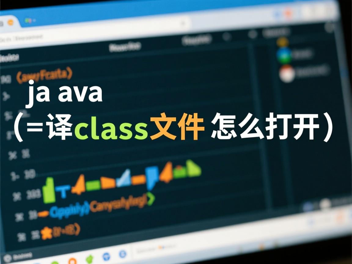 java编译class文件怎么打开  第3张 java编译class文件怎么打开  第3张
