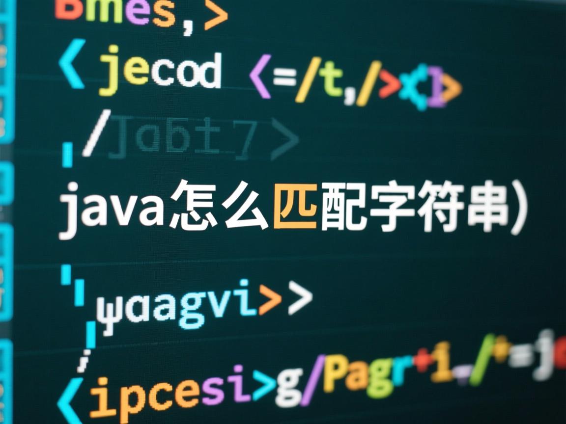 java怎么匹配字符串