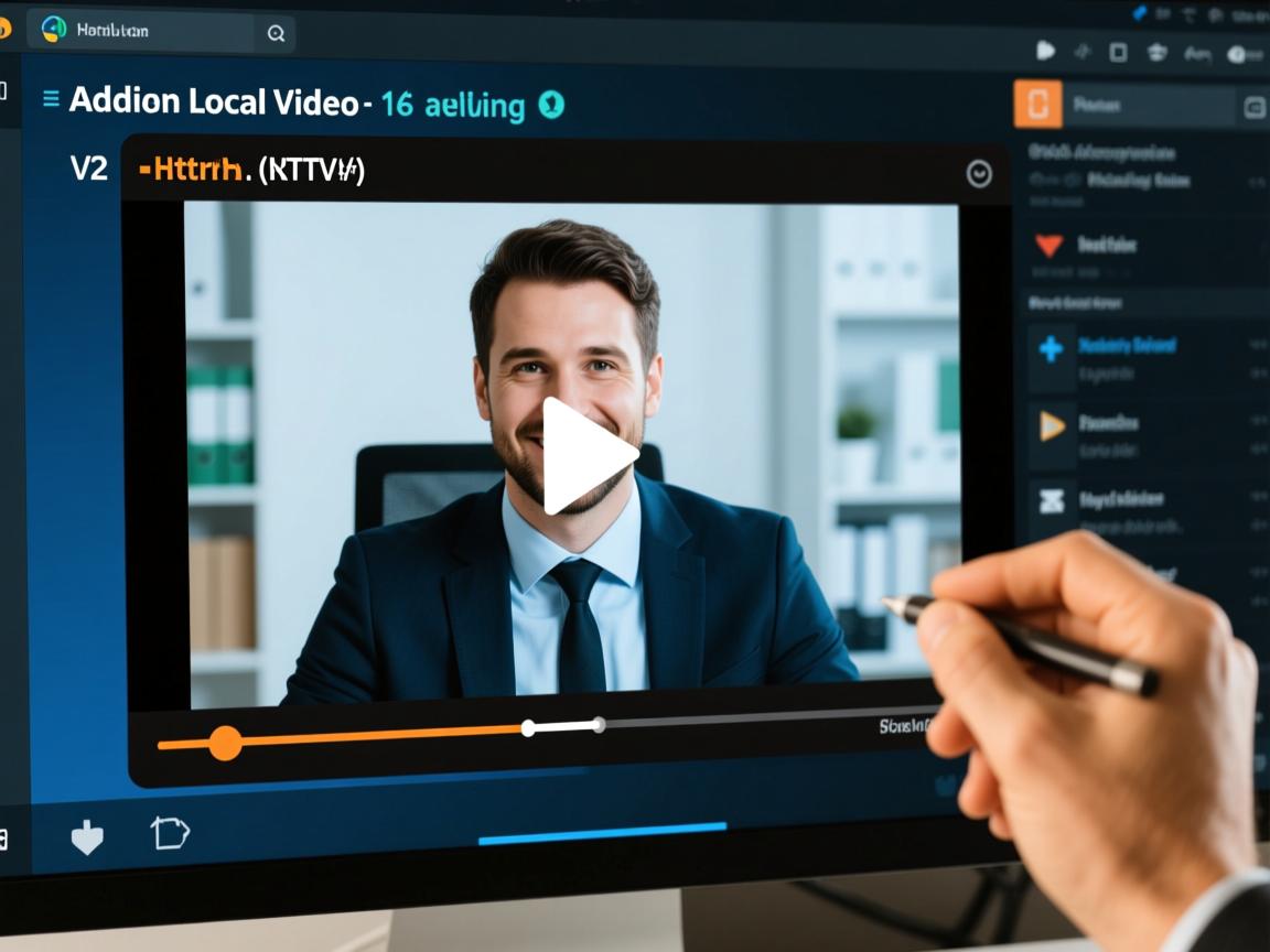 html如何添加本地视频播放