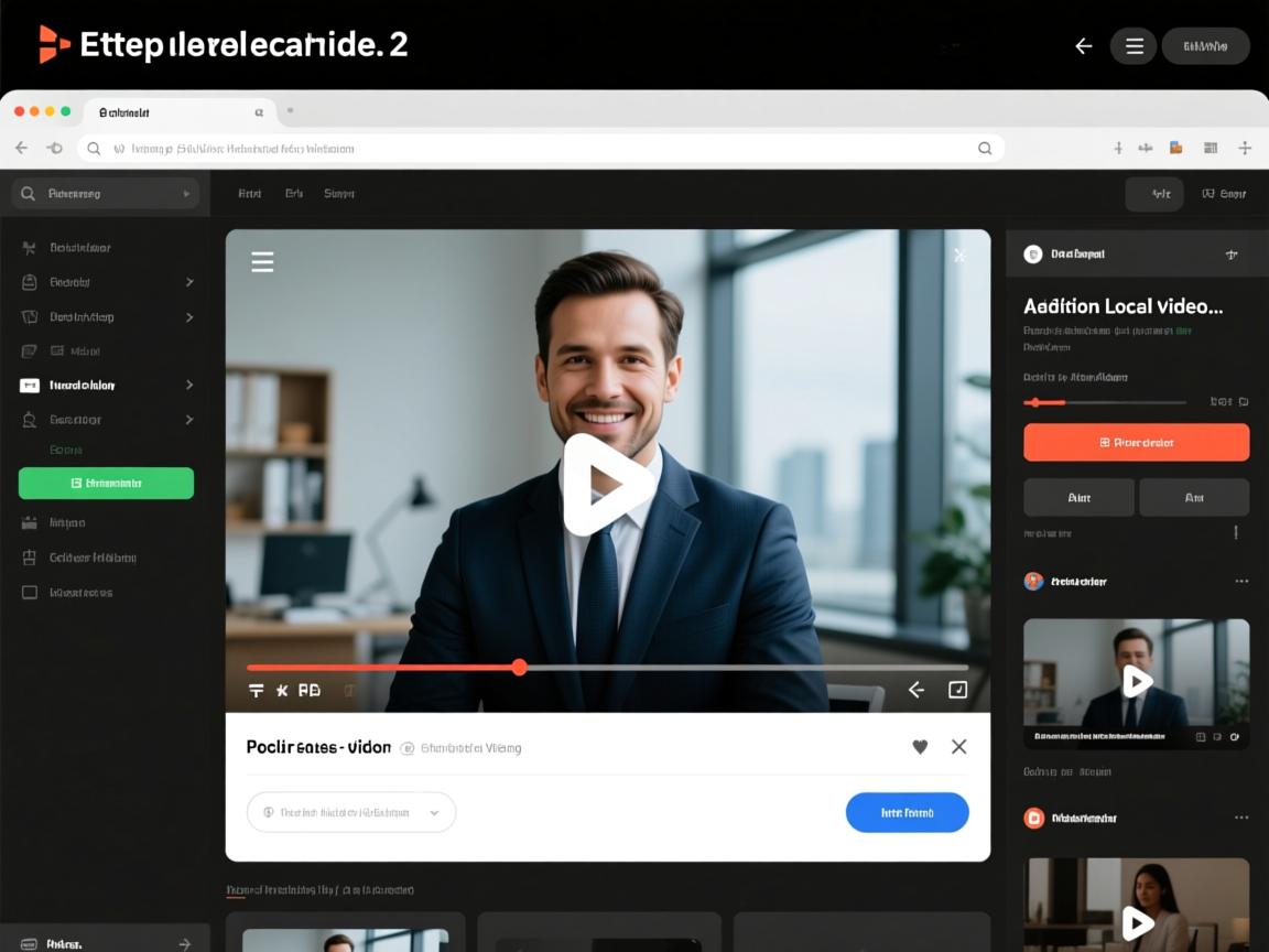 html如何添加本地视频播放