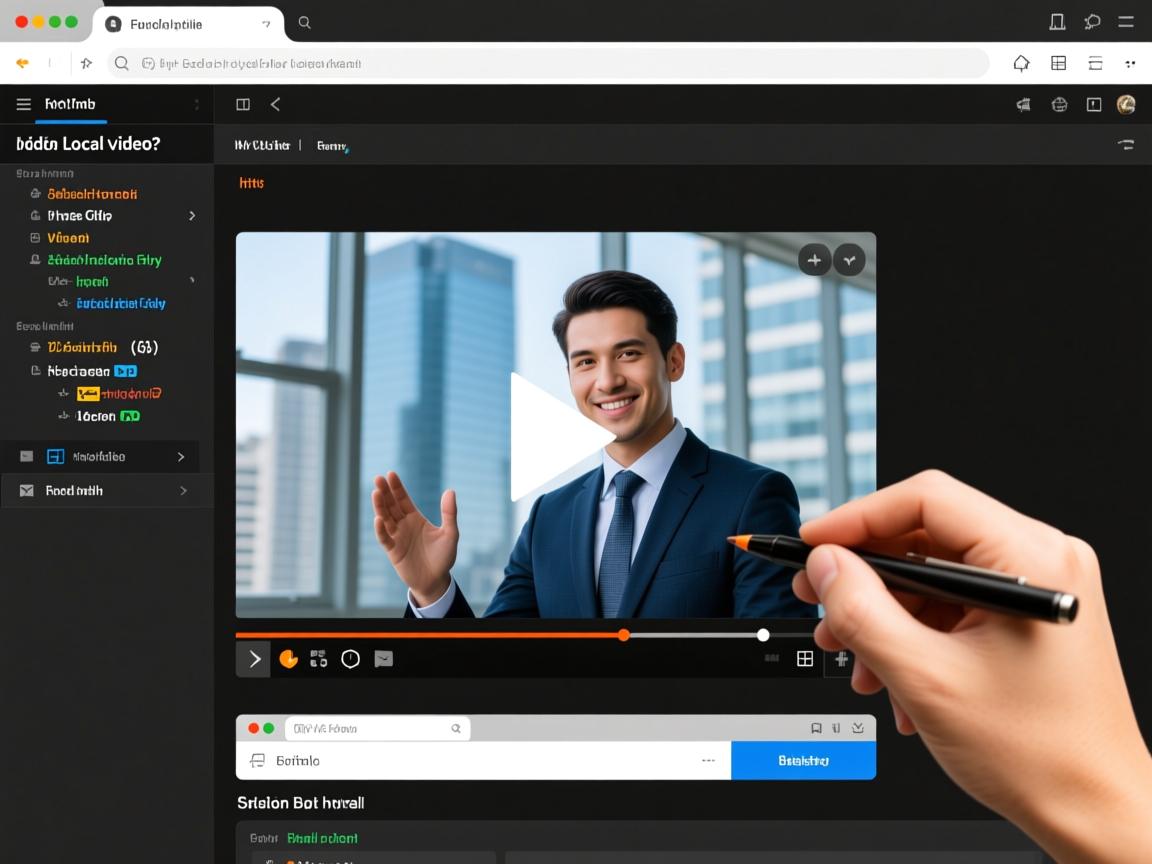 html如何添加本地视频