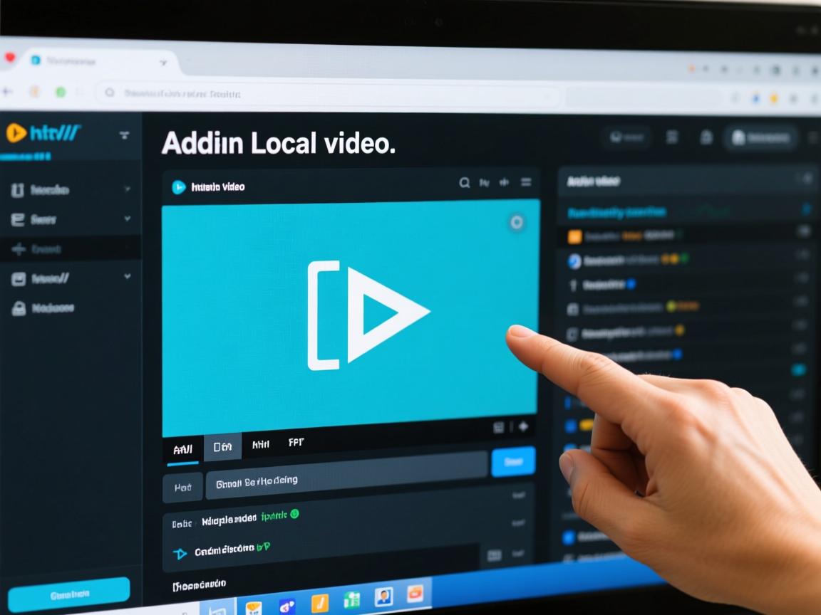 html如何添加本地视频