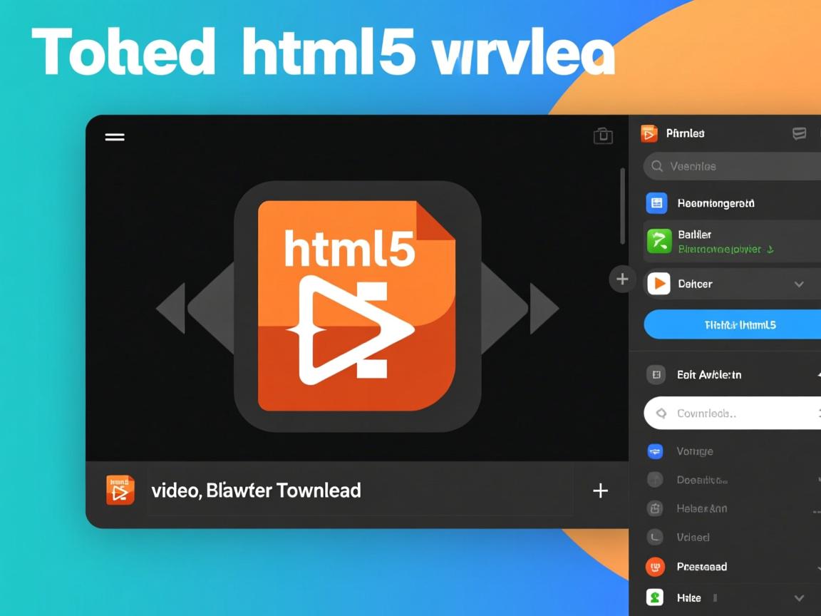 如何下载html5视频播放器下载