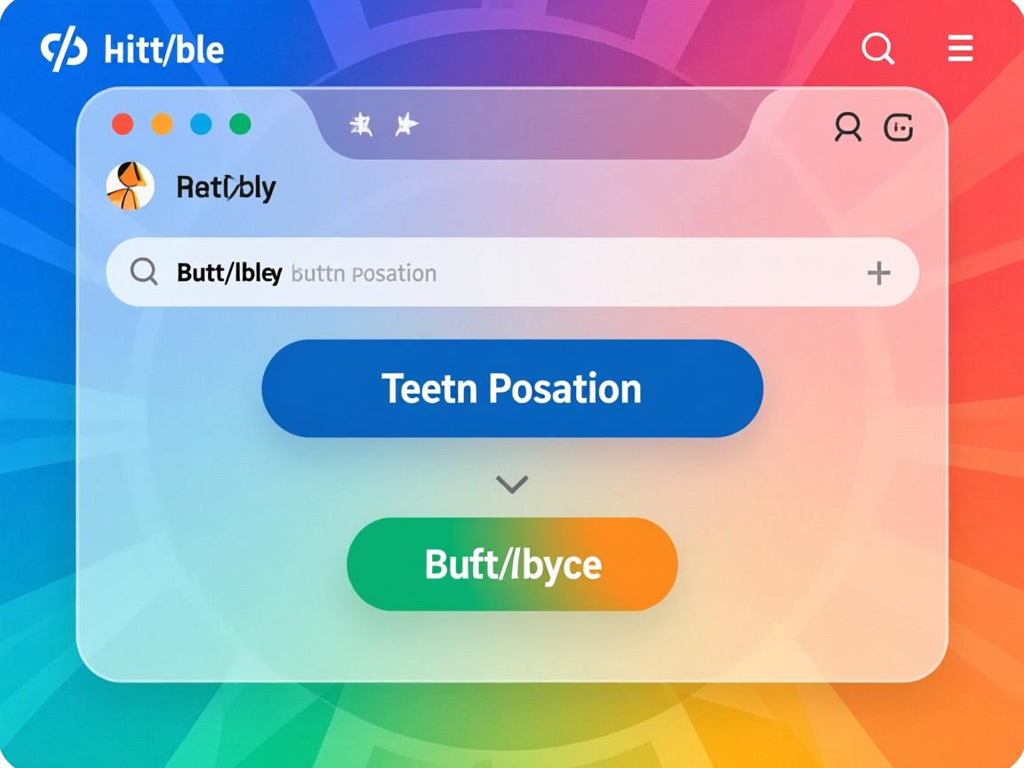 html如何设置按钮位置  第2张