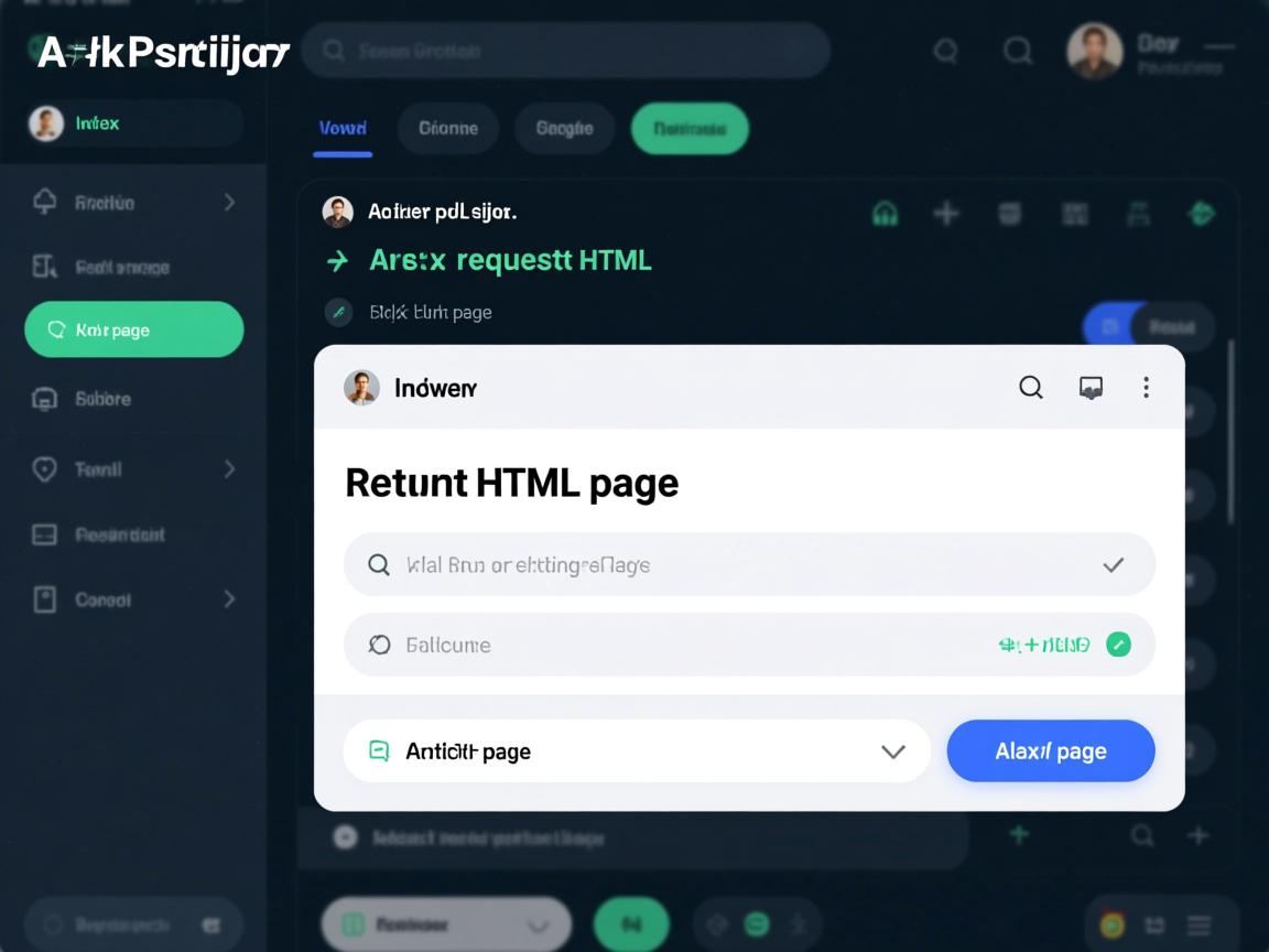 如何显示ajax请求返回html页面  第3张