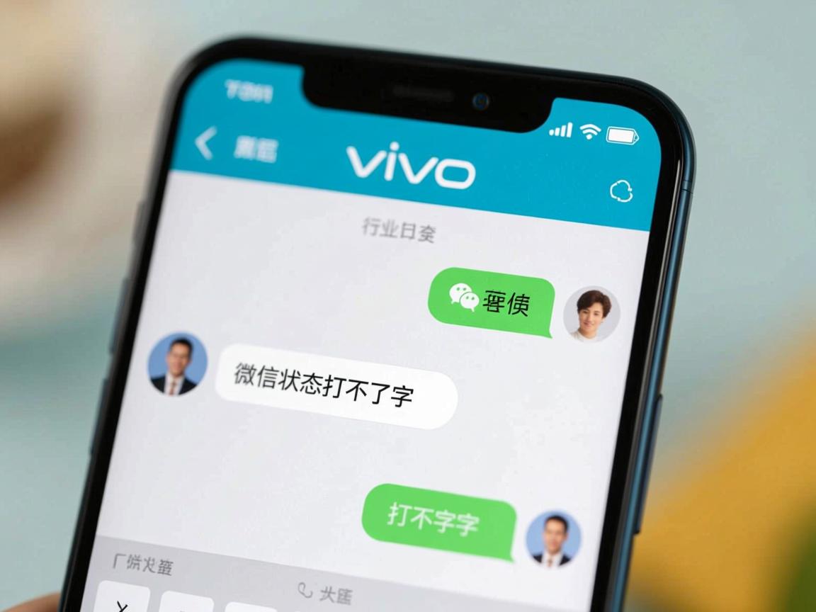 为什么vivo手机微信状态打不了字  第1张