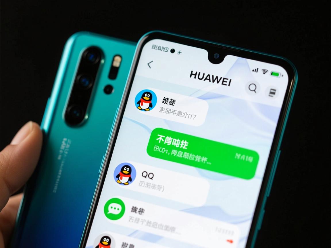 华为p30为什么不显示QQ消息