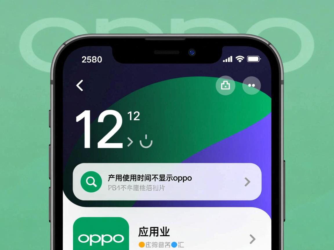 为什么应用使用时间不显示oppo  第3张 为什么应用使用时间不显示oppo  第3张