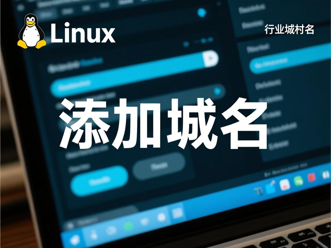linux如何添加域名