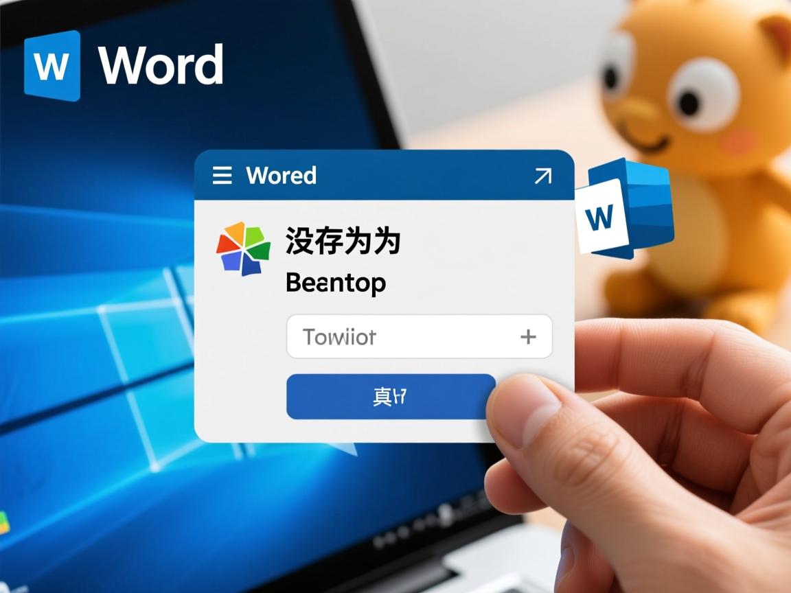 为什么word另存为没有桌面选项  第2张