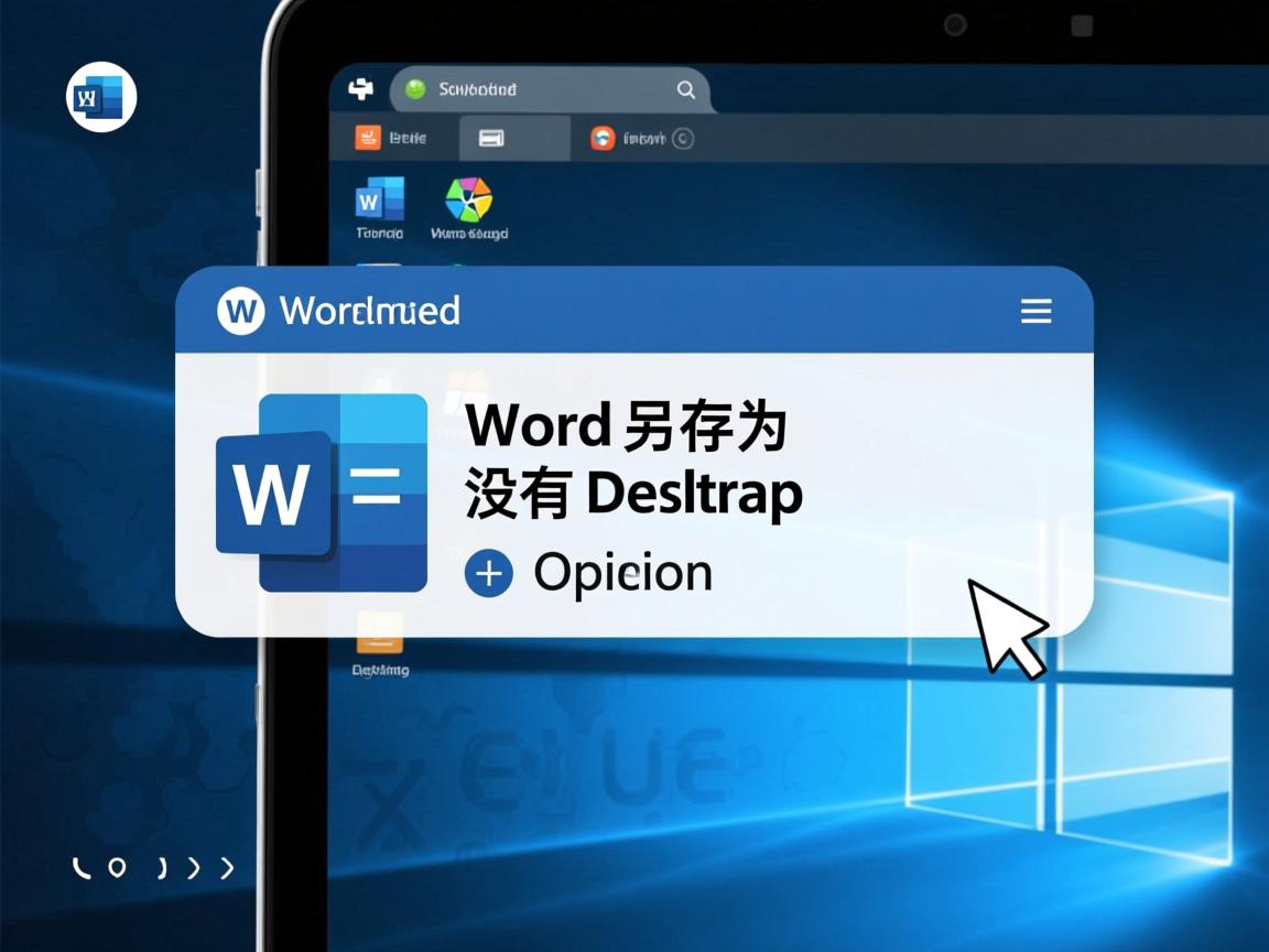 为什么word另存为没有桌面选项  第3张