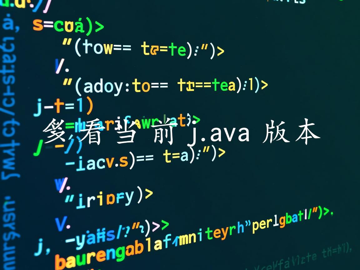 怎么看当前java版本