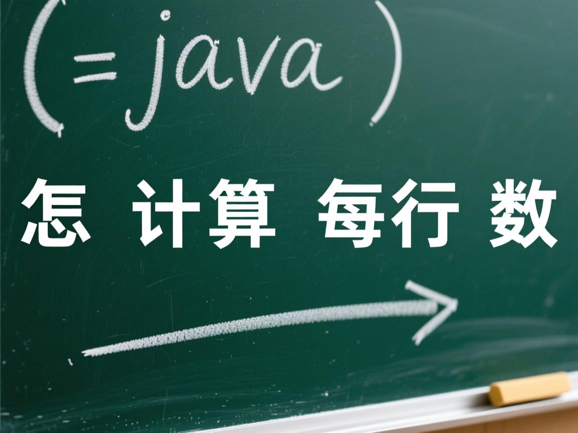 java中怎么计算每行数  第1张 java中怎么计算每行数  第1张